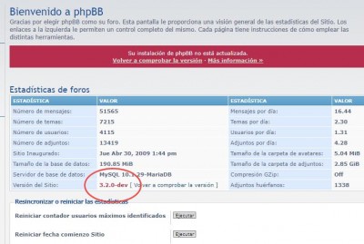 version 3.2.0-dev ? y esto?