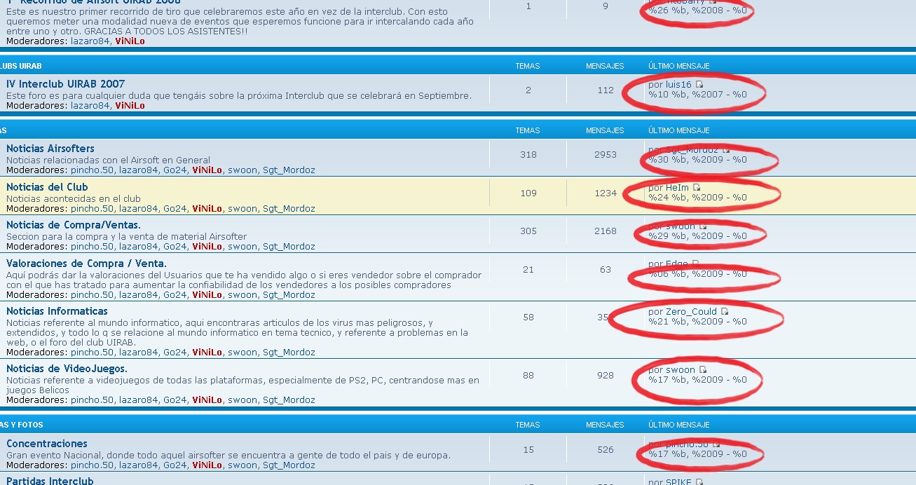 Screener del problema de las fechas.