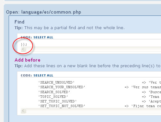 Me pide que busque lo siguiente