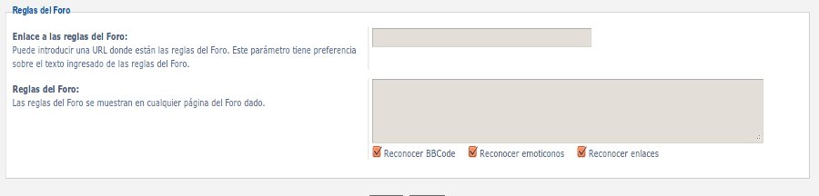 Reglas del Foro