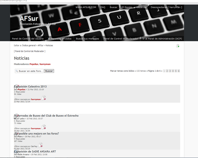 Visualización con el error