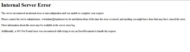 Error al restaurar