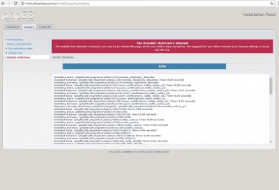 Siempre que intento en cualquier caso o diferentes procesos me da este error a los 82%. Haga lo que haga.